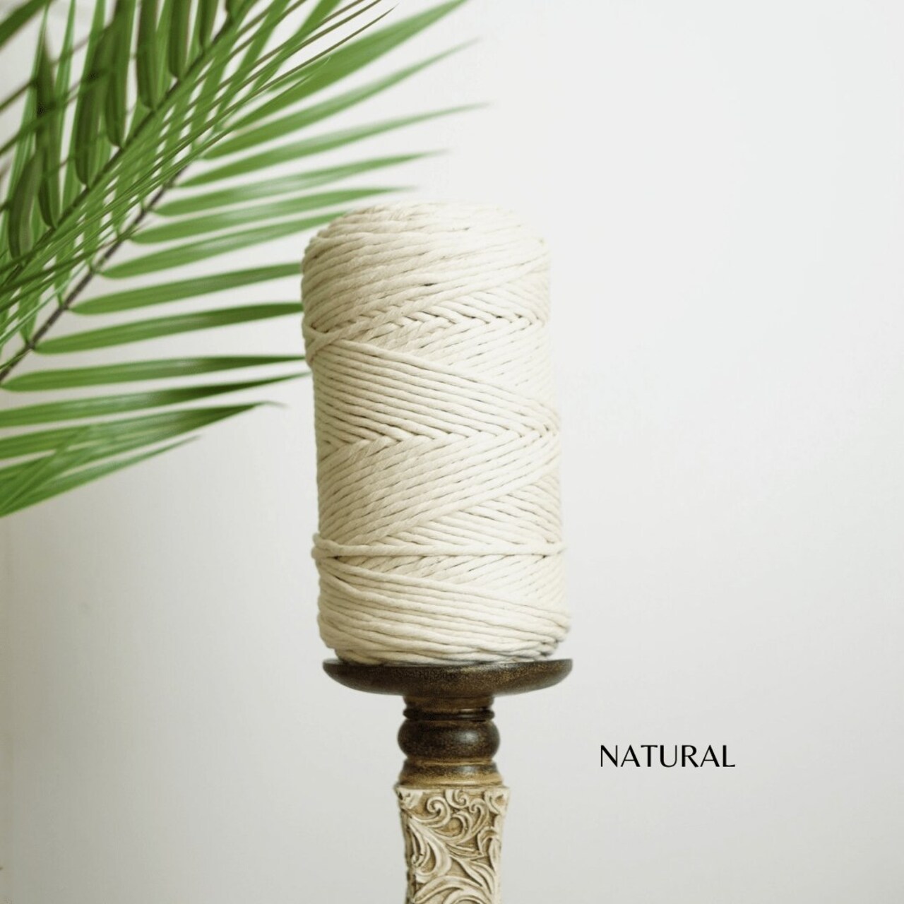 3mm Single Strand Macrame Cotton Cord, 23 Beautiful Colors, Macrame Wall Hanging, Plant Hangers, Cotton Rope for Macrame